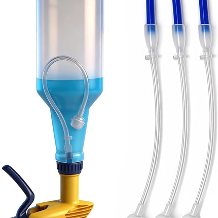 3-Pack Universal Fit 360° Spray Bottle Adapter with Weighted Tube