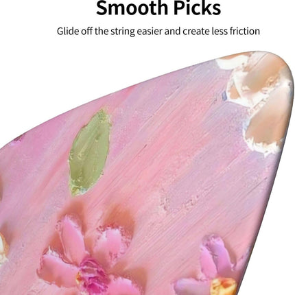 GlowEssence EsenciaLuz Guitar Picks 0.73mm Medium, Premium Celluloid/Nylon Picks — Beauty & Self-Care