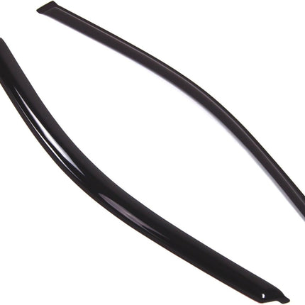 Dark Smoke Outside-Mount Side Window Visors, 2-Piece Set