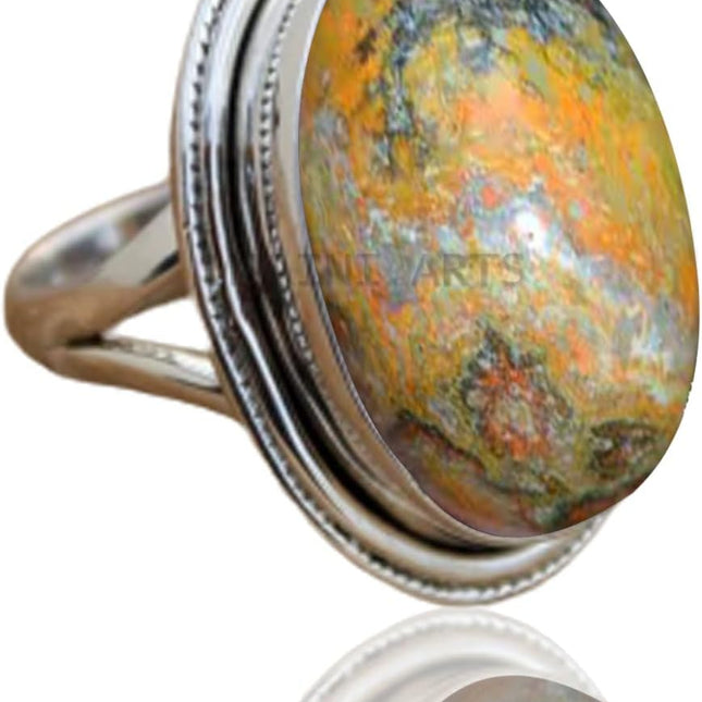925 Sterling Silver Ring for Women & Men, Amethyst Ring Gemstone Unique — Home & Lifestyle