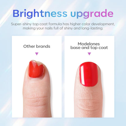 Gel Base and Top Coat Set, 15 ml