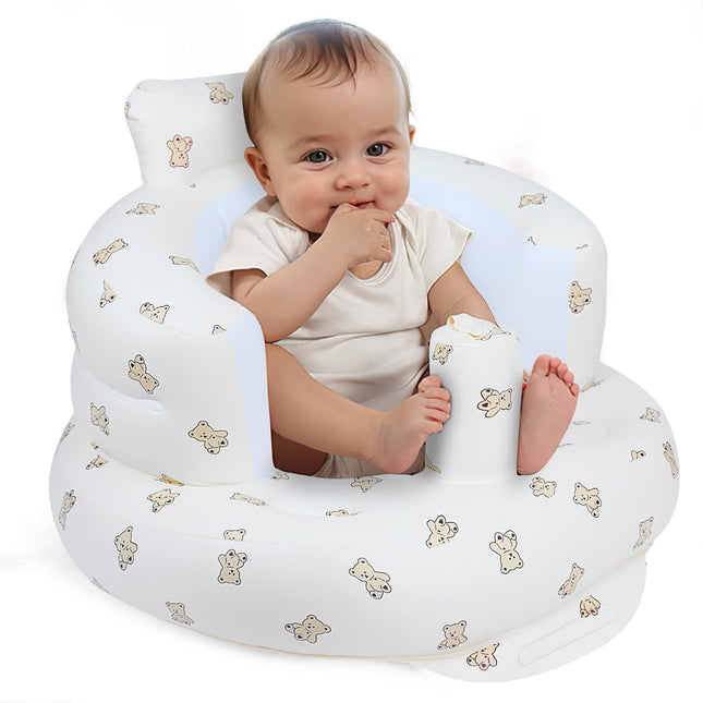 Inflatable Baby Floor Seat for Babies 3 Months & Up - Bear