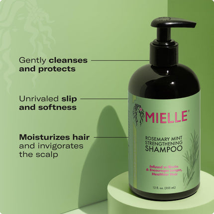 GlowEssence EsenciaLuz Mielle Organics Rosemary Mint Hair Strengthening Biotin Shampoo — Beauty & Self-Care