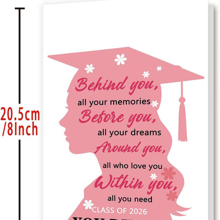 2026 Graduation Card for Her - Class of 2026 You Did It