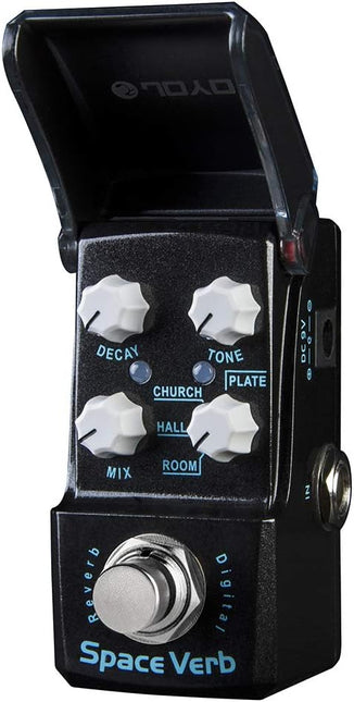 Digital Reverb Mini Guitar Pedal with 4 Modes and True Bypass