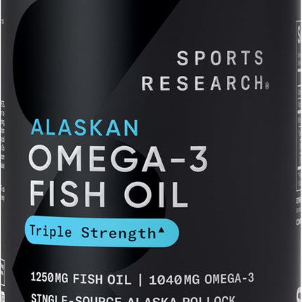 Sports Research Triple Strength Omega-3 Fish Oil - main product