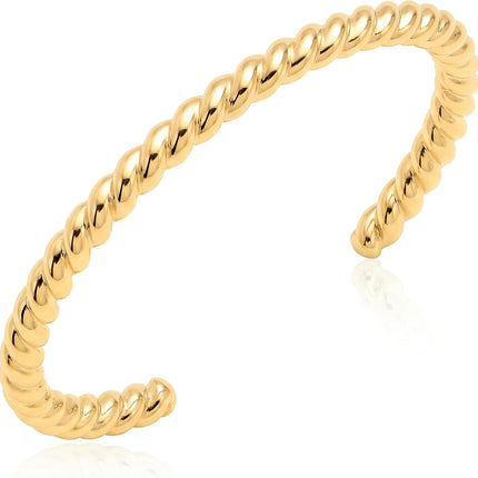 Comfort-Fit Adjustable 14K Gold Filled Twisted Toe Ring for Women
