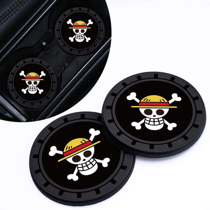 2-Piece Silicone Car Cup Holder Coasters