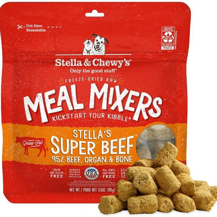 PawHaven RefugioPata Stella & Chewy's Freeze-Dried Raw Beef Meal Mixers- Dog Food Topper and Mixer — Pet Supplies