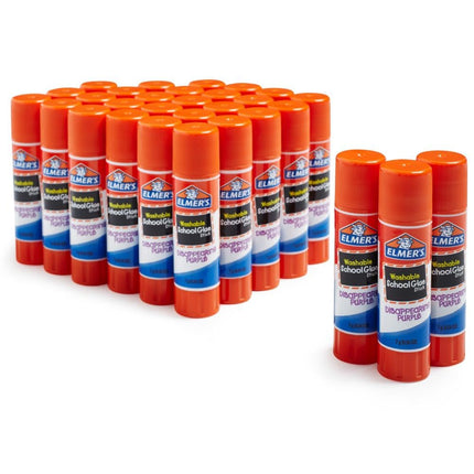 Disappearing Purple Washable School Glue Sticks, 7g, 30 Count