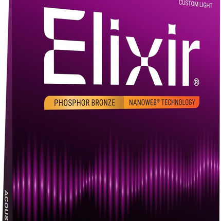 Phosphor Bronze Acoustic Guitar Strings, Custom Light 11-52