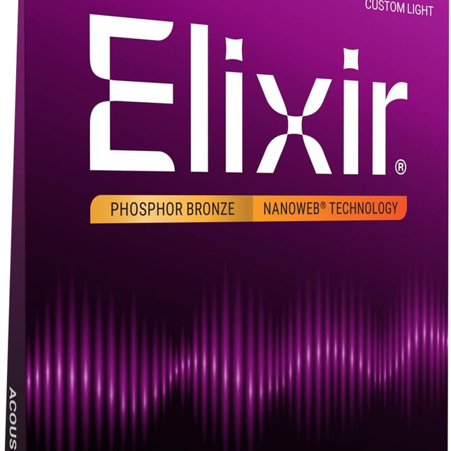 Phosphor Bronze Acoustic Guitar Strings, Custom Light 11-52