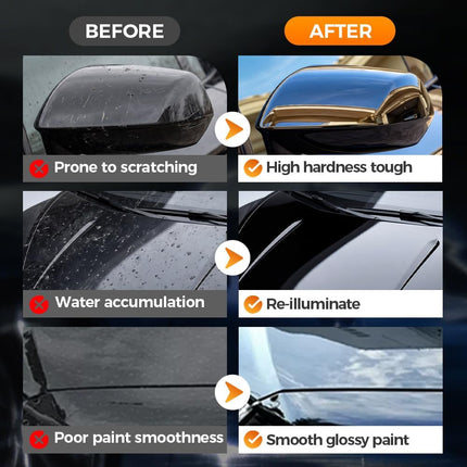 Scratch Remover For Vehicles, 2026 Car Scratch Remover Wax, Car Scratch Repair Paste For Deep Scratches, Universal Car Scratch Removal Wax With Wipe And Sponge (1Set-Black)