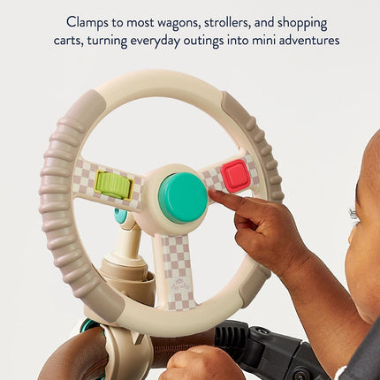 Steering Wheel Sensory Toy for Strollers & Wagons