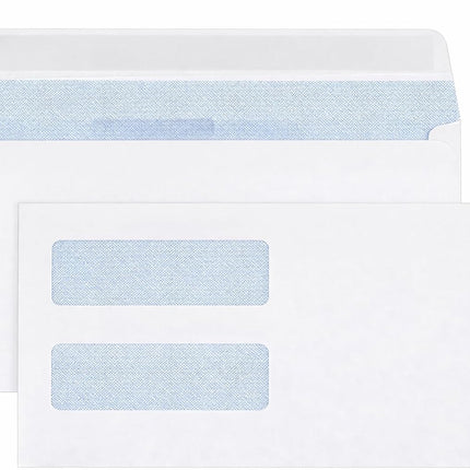 SourceToHome FuenteACasa LetterA #10 Double Window Envelopes (72 Count) Self-Seal Business — Home & Lifestyle