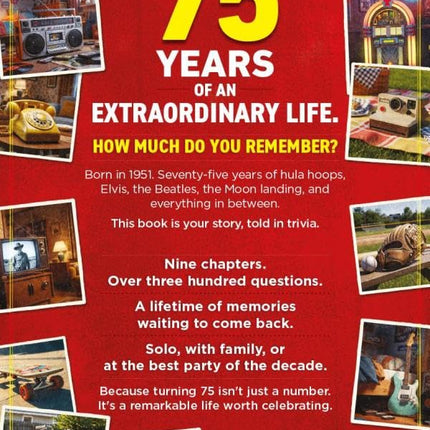 SourceToHome FuenteACasa The Ultimate 75th Birthday Trivia Book: Nostalgic Trivia — Home & Lifestyle