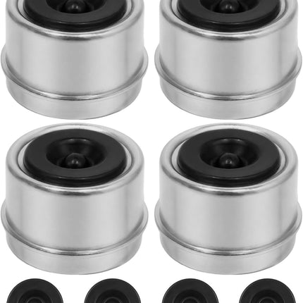 DriveForge ForjaRuta 4pcs 2.72" Trailer Axle Wheel Hub Dust Caps, Bearing Center Replacement — Auto & Moto