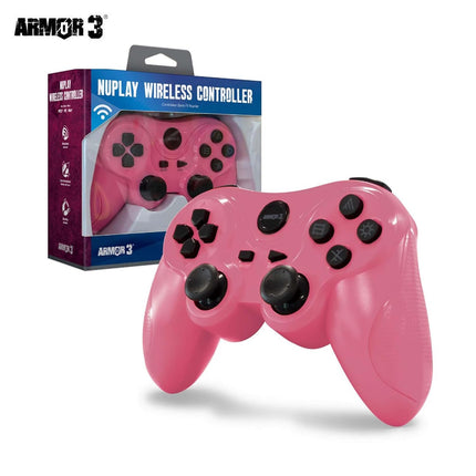 NexWave OndaNex Armor3 "Nuplay" Wireless Game Controller for PS3(Playstation 3) - Pink — Smart Tech
