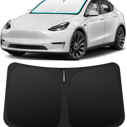 Custom Fit Foldable Windshield Sun Shade with Storage Bag