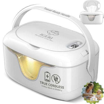 Portable Cordless Rechargeable Baby Wipe Warmer