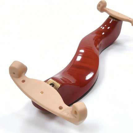 Burgundy Tiger Stripe Violin Shoulder Rest for 3/4 and 4/4 Violins