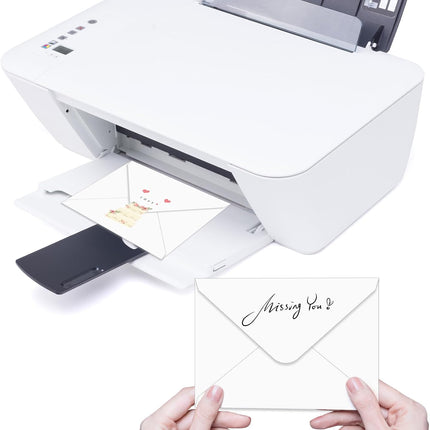 A7 White Envelopes 100 Pack for 5x7 Cards and Photos