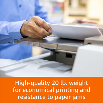Jam-Free Multipurpose Copy Printer Paper, 8.5 x 11, 20 lb, 500 Sheets