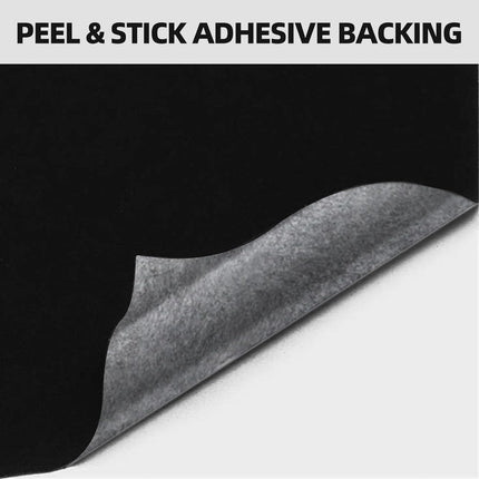 6PCS Large Self Adhesive Felt Sheet, 13.4"x10.8", 2mm Thick Stiff Black Felt Fabric Sheets