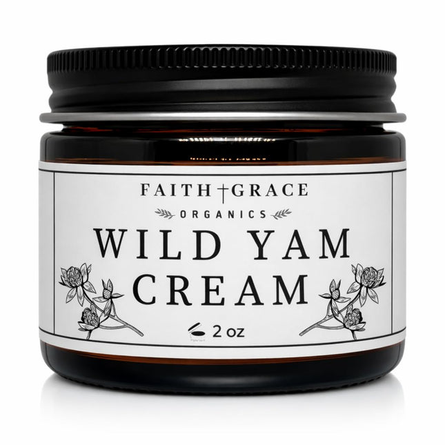 Organic Wild Yam Cream for Women - 2 oz