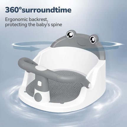 LittleNest NidoPequeño Baby Bath Seat for Babies 6 Months & Up - One-Handed Snap-On Armrest Baby — Baby & Toddler