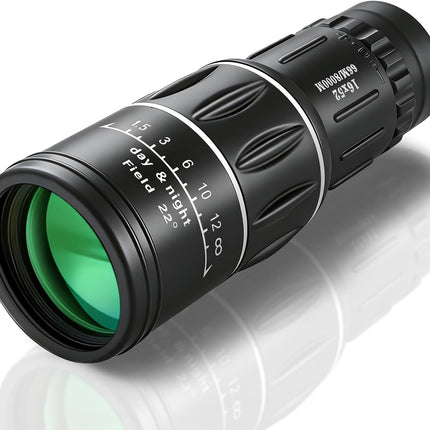 16X52 High Power Compact Monocular Telescope with HD Lens