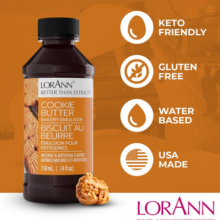 Cookie Butter Bakery Emulsion, 4 Oz