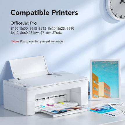 Compatible 950XL and 951XL Ink Cartridge Combo Pack, 4 Pack