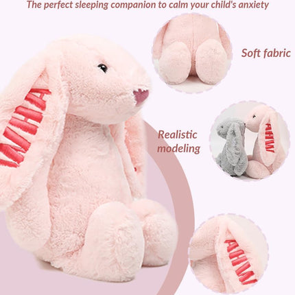 Personalized Embroidered Plush Bunny with Child's Name
