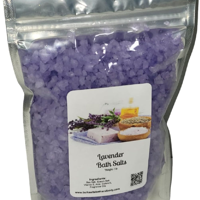 Lavender Bath Salts, 1 lb Bag