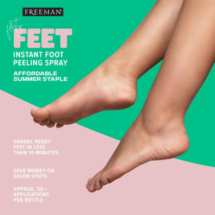 Instant Foot Peeling Spray with Coconut and Aloe, 4 fl oz