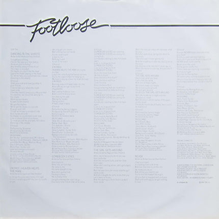 Footloose (Original Soundtrack) Vinyl Record