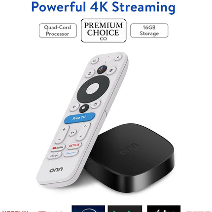 4K Plus Streaming Device with Voice Remote, 16GB Storage, 2GB RAM, Wi-Fi 6 and 4K UHD