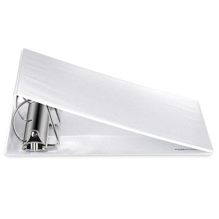 3 Inch White D-Ring Binders, 2 Pack