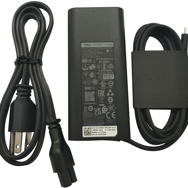 65W USB Type-C Laptop Charger with 3 ft Power Cord