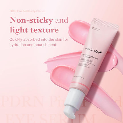 Eye Serum with Salmon DNA PDRN, Pink Peptides & Retinol, 1.01 fl oz