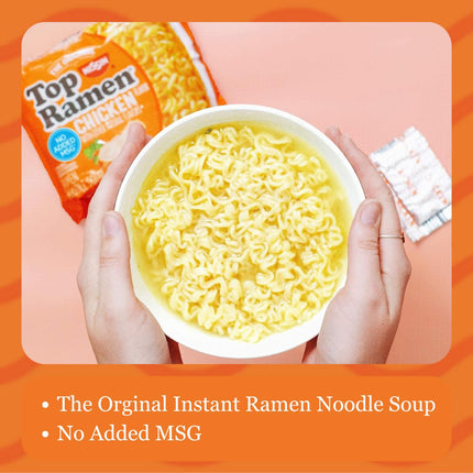Chicken Instant Ramen Noodle Soup, 3 oz, Pack of 24