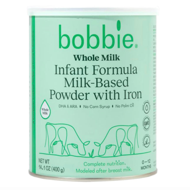 Whole Milk Grass Fed Powder Baby Formula with Iron, DHA and ARA, 14.1 oz