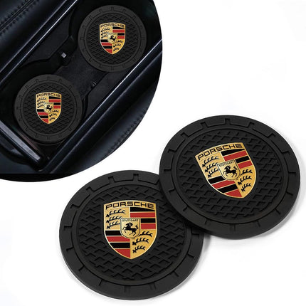 DriveForge ForjaRuta 2PCS Car Cup Holder Coasters,Non-Slip Car Coasters for Drink Holder — Auto & Moto