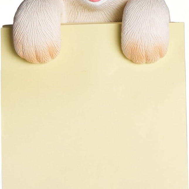 Labrador Dog Pop-Up Sticky Note Dispenser with 100 Sheets
