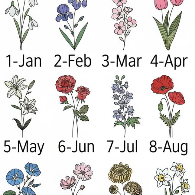 Personalized Birth Month Flower Wood Plaque Wall Art