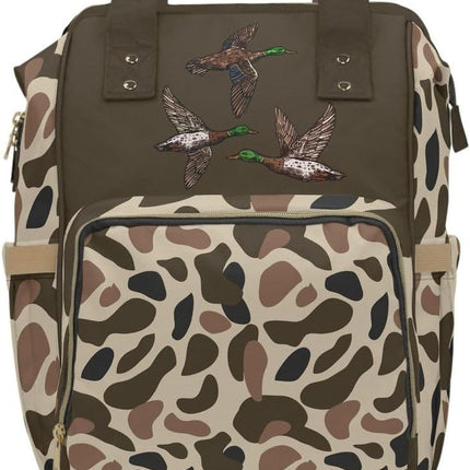 LittleNest NidoPequeño Camo Duck Diaper Bag Backpack – Versatile Travel Baby Bag with Waterfowl — Baby & Toddler