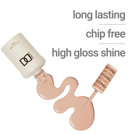 Pink Gel Polish and Air Dry Nail Lacquer Duo, 601 Ballet Pink, 0.5 Fl Oz