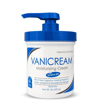 Moisturizing Skin Cream with Pump Dispenser