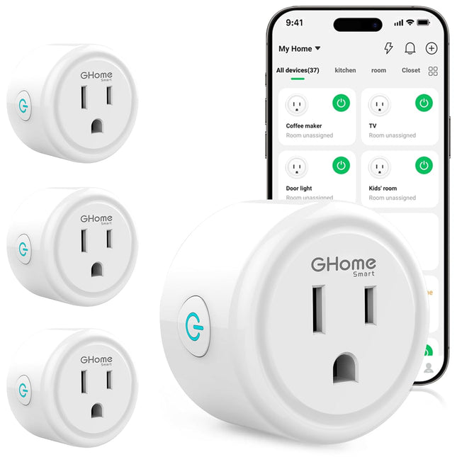 Wi-Fi Smart Plug with App Remote Control and Timer